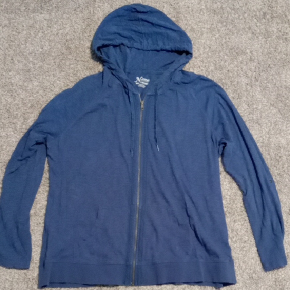 Women's Blue Hoodie Sweater